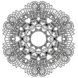 Coloriage Mandalas Difficile #209916 à imprimer et colorier Coloriage Mandalas Difficile #209916 à imprimer et colorier
