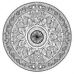 Coloriage Mandalas Difficile #209918 à imprimer et colorier Coloriage Mandalas Difficile #209918 à imprimer et colorier