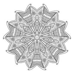 Coloriage Mandalas Difficile #209920 à imprimer et colorier Coloriage Mandalas Difficile #209920 à imprimer et colorier