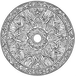 Coloriage Mandalas Difficile #209922 à imprimer et colorier Coloriage Mandalas Difficile #209922 à imprimer et colorier