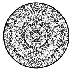Coloriage Mandalas Difficile #209923 à imprimer et colorier Coloriage Mandalas Difficile #209923 à imprimer et colorier