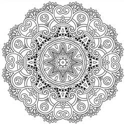Coloriage Mandalas Difficile #209927 à imprimer et colorier Coloriage Mandalas Difficile #209927 à imprimer et colorier