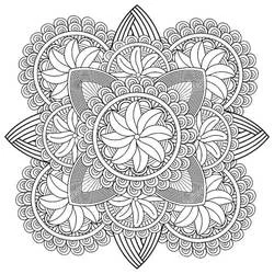 Coloriage Mandalas Difficile #209928 à imprimer et colorier Coloriage Mandalas Difficile #209928 à imprimer et colorier