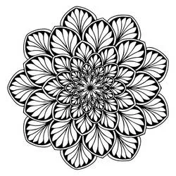 Coloriage Mandalas Difficile #209933 à imprimer et colorier Coloriage Mandalas Difficile #209933 à imprimer et colorier
