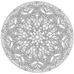 Coloriage Mandalas Difficile #209936 à imprimer et colorier Coloriage Mandalas Difficile #209936 à imprimer et colorier