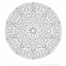 Mandalas Étoile - Coloriages gratuits à imprimer