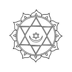 Coloriage Mandalas Faciles #175443 à imprimer et colorier