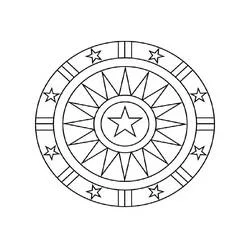 Coloriage Mandalas Faciles #175449 à imprimer et colorier