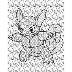 Coloriage Carabaffe recouvert de motifs mandala