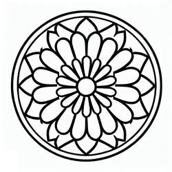 Rosace - Coloriages gratuits à imprimer