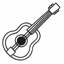 Page de coloriage Instruments de musique (Musique) #167119, gratuite à imprimer