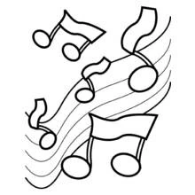 Illustration au trait Instruments de musique (Musique) #167140 prête à colorier