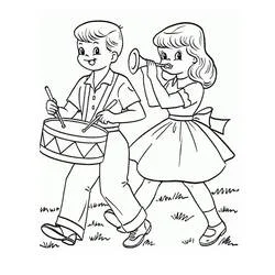 Coloriage Tambour #209553 à imprimer et colorier Coloriage Tambour #209553 à imprimer et colorier