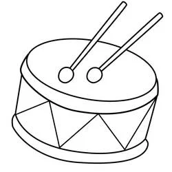 Coloriage Tambour #209560 à imprimer et colorier Coloriage Tambour #209560 à imprimer et colorier