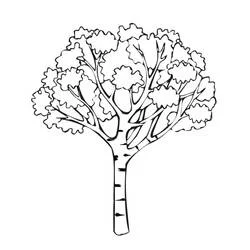 Illustration au trait Arbre (Nature et saisons) #190471 prête à colorier Illustration au trait Arbre (Nature et saisons) #190471 prête à colorier