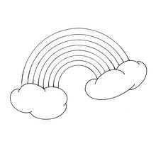 Arc-en-ciel - Coloriages gratuits à imprimer