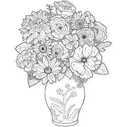 Dahlia - Coloriages gratuits à imprimer