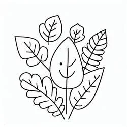 Coloriage Feuille #191814 à imprimer et colorier