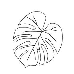 Coloriage Feuille #191820 à imprimer et colorier