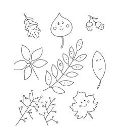 Coloriage Feuille #191821 à imprimer et colorier