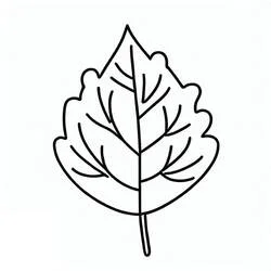 Coloriage Feuille #191849 à imprimer et colorier