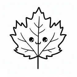 Coloriage Feuille d’Erable #190240 à imprimer et colorier