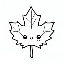 Coloriage Feuille d’Erable #190241 à imprimer et colorier