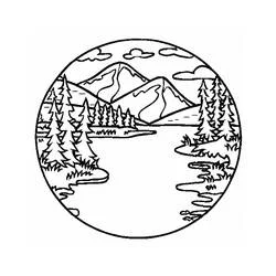 Coloriage Lac #207339 à imprimer et colorier