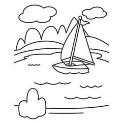Coloriage Lac #207341 à imprimer et colorier