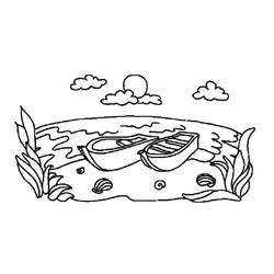Coloriage Lac #207342 à imprimer et colorier