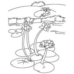 Coloriage Lac #207361 à imprimer et colorier