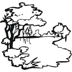Coloriage Lac #207363 à imprimer et colorier