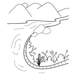 Coloriage Lac #207367 à imprimer et colorier