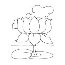 Coloriage Lotus #182327 à imprimer et colorier