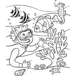Mer - Coloriages gratuits à imprimer