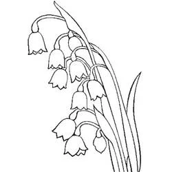 Coloriage Muguet (Nature et saisons) #176402, dessin gratuit prêt à imprimer