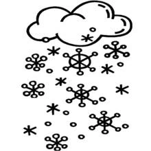 Neige - Coloriages gratuits à imprimer