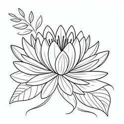 Coloriage Nénuphar #221862 à imprimer et colorier