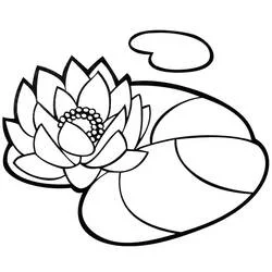 Coloriage Nénuphar #221871 à imprimer et colorier