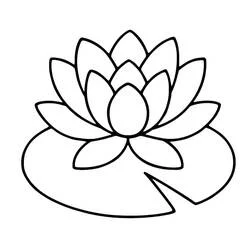 Coloriage Nénuphar #221887 à imprimer et colorier
