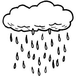 Pluie - Coloriages gratuits à imprimer