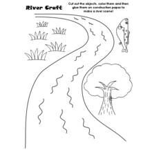 Rivière - Coloriages gratuits à imprimer