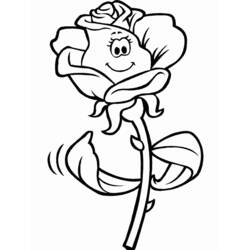 Dessin à colorier Roses (Nature et saisons) #161914, gratuit à imprimer