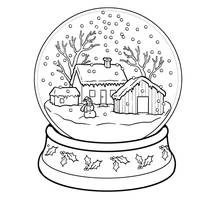 Saison Hiver - Coloriages gratuits à imprimer