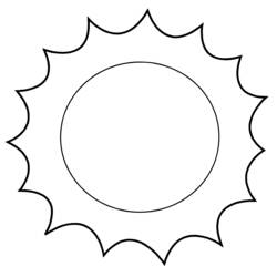 Soleil - Coloriages gratuits à imprimer