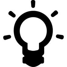 Coloriage Ampoule électrique entourée de rayons