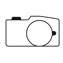 Coloriage Appareil photo simple