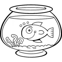 Aquarium - Coloriages gratuits à imprimer