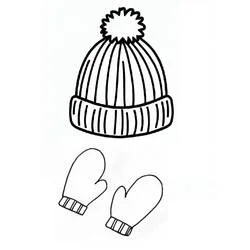 Bonnet/Tuque Hiver - Coloriages gratuits à imprimer
