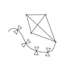 Cerf-volant - Coloriages gratuits à imprimer